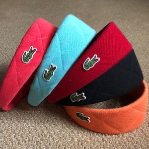 Assorted Lacoste Headbands